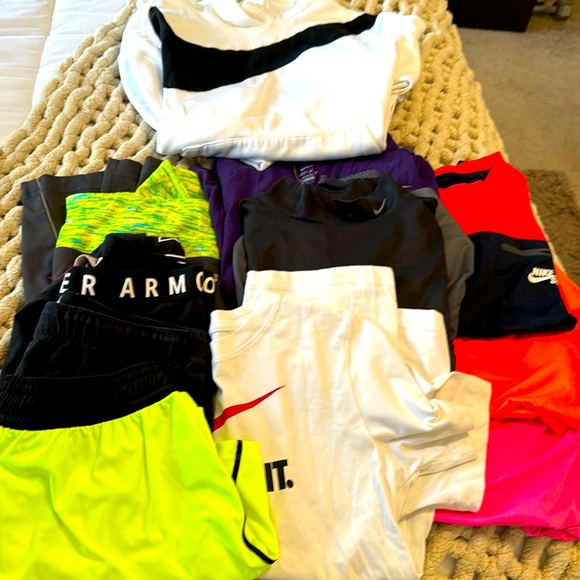 Nike Other - LOT of nike and under armour clothing